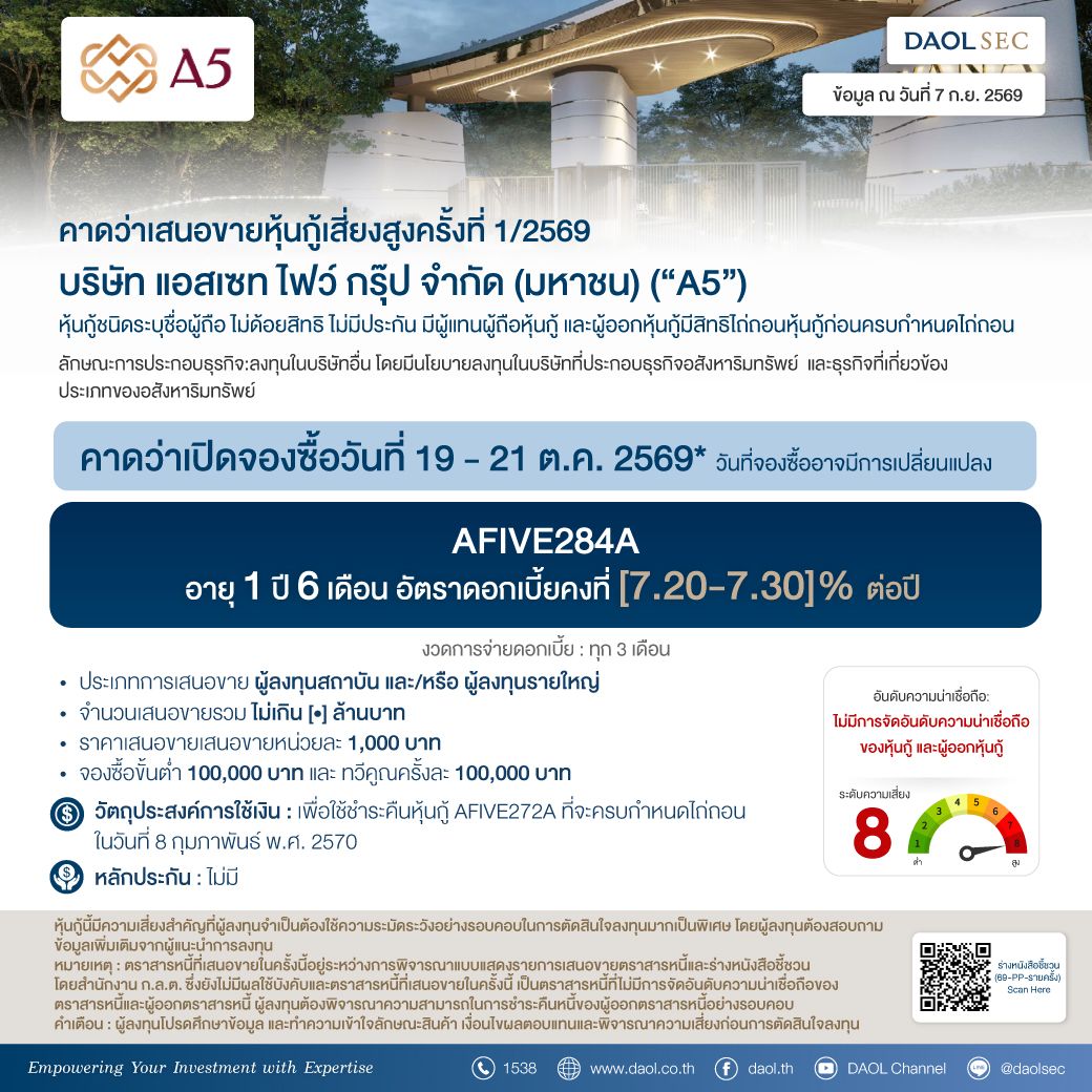 A5 7 Sep 2026